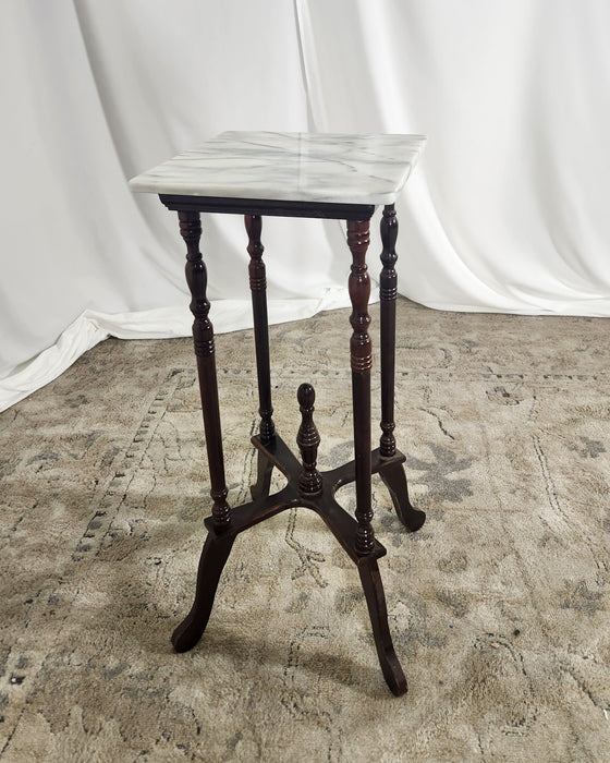 Vintage Marble Top Plant Stand GENTLY USED