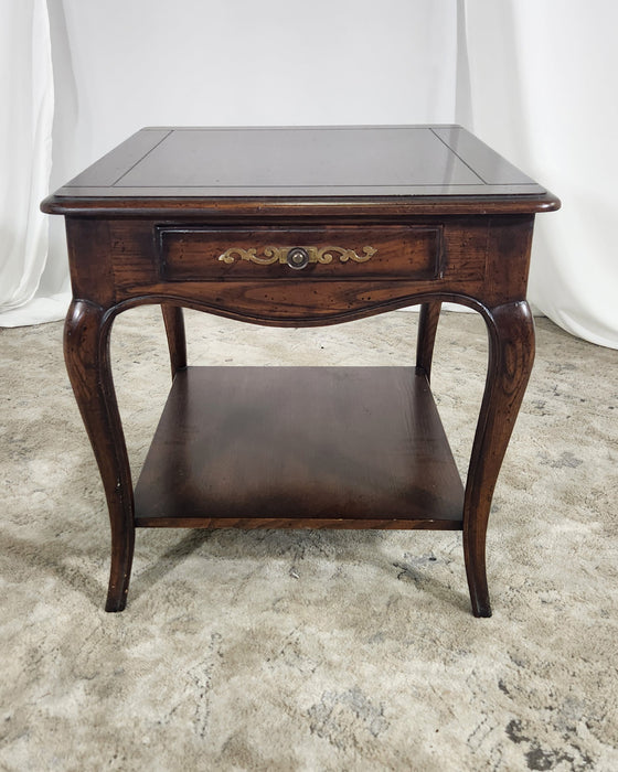 Antique End Table with Lower Shelf GENTLY USED