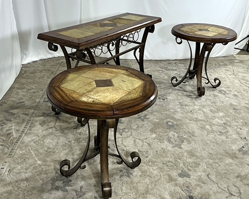 Tile Top Table Set