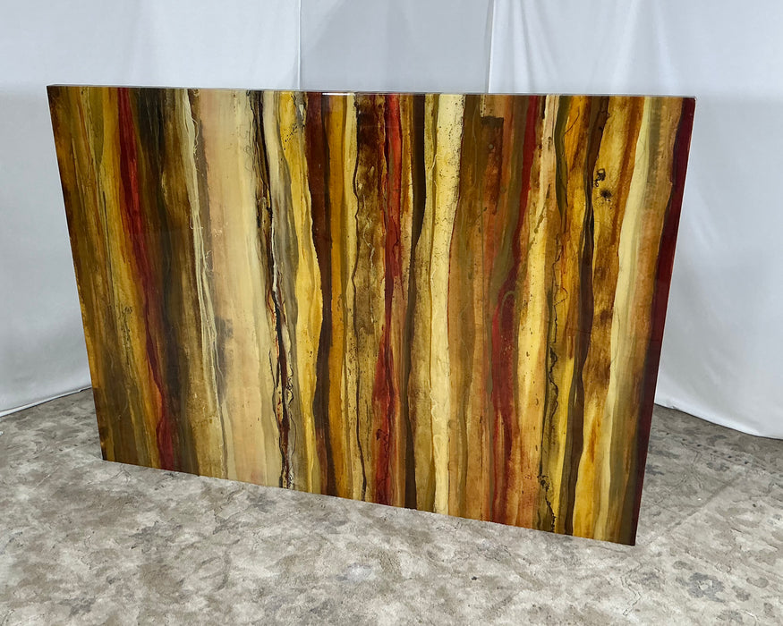 Zee Gallery Brown and Red Art *GENTLY USED*