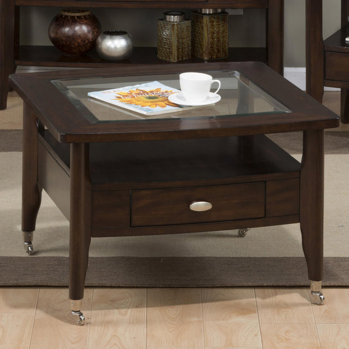 Jofran Montego Merlot Square Cocktail Table