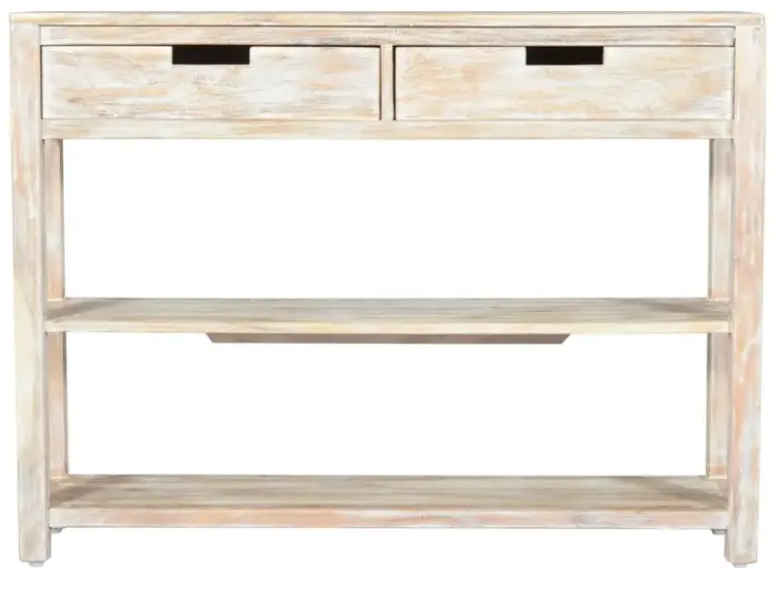 Jofran Global Archive Reynolds 2 Drawer Sofa Table