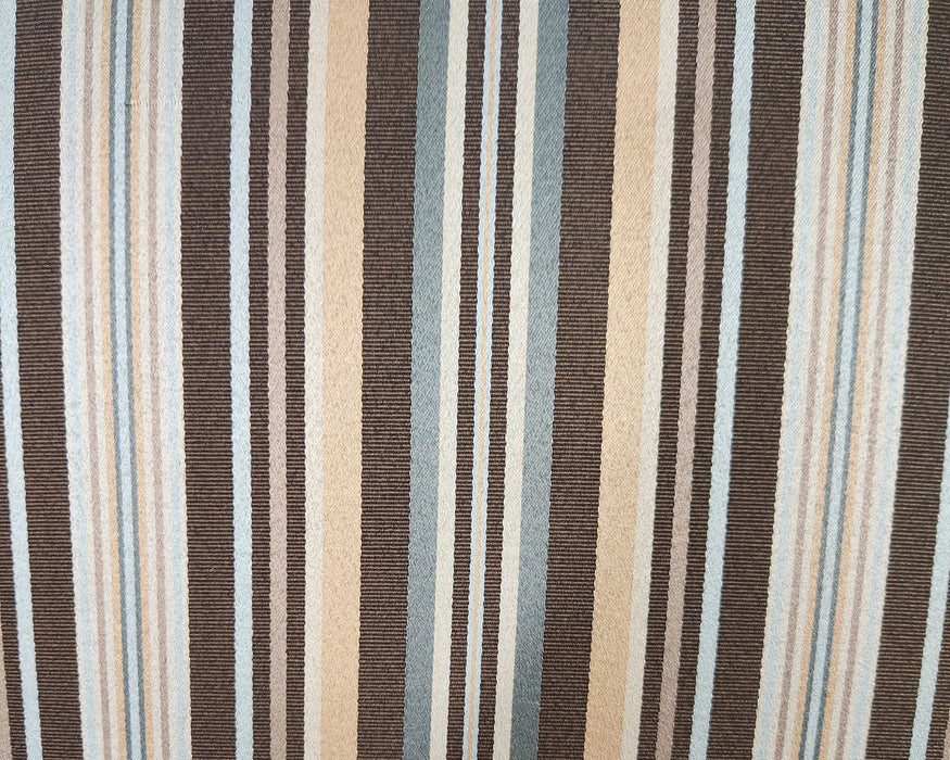 Schnadig Mahogany and Striped Slipper Chair Set GENTLY USED