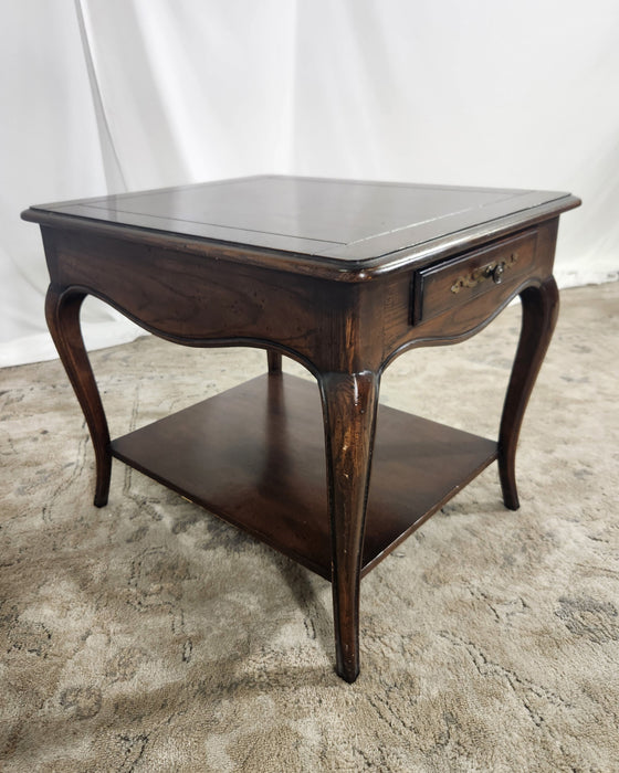Antique End Table with Lower Shelf GENTLY USED