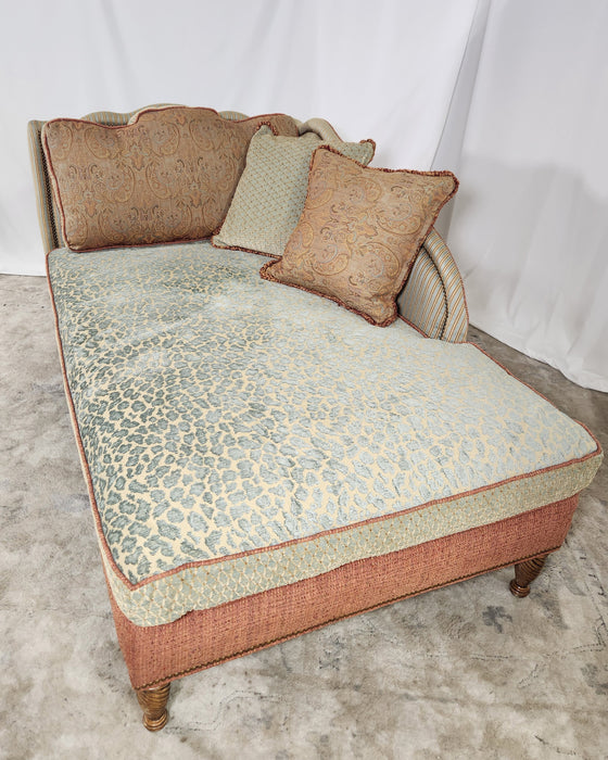 Whimsical chaise lounge sofa GENTLY USED