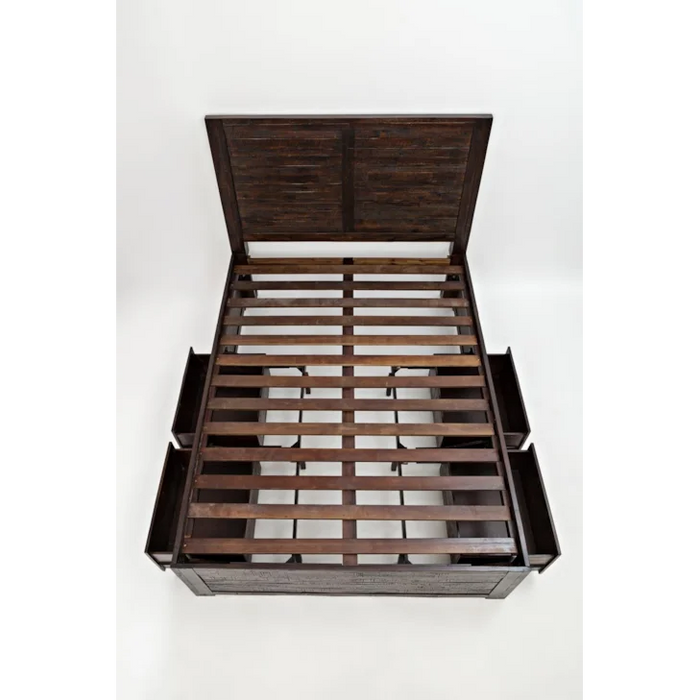 Jofran Storage Bedframe Kona Grove Set - Queen