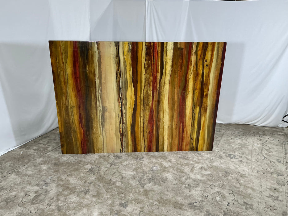 Zee Gallery Brown and Red Art *GENTLY USED*